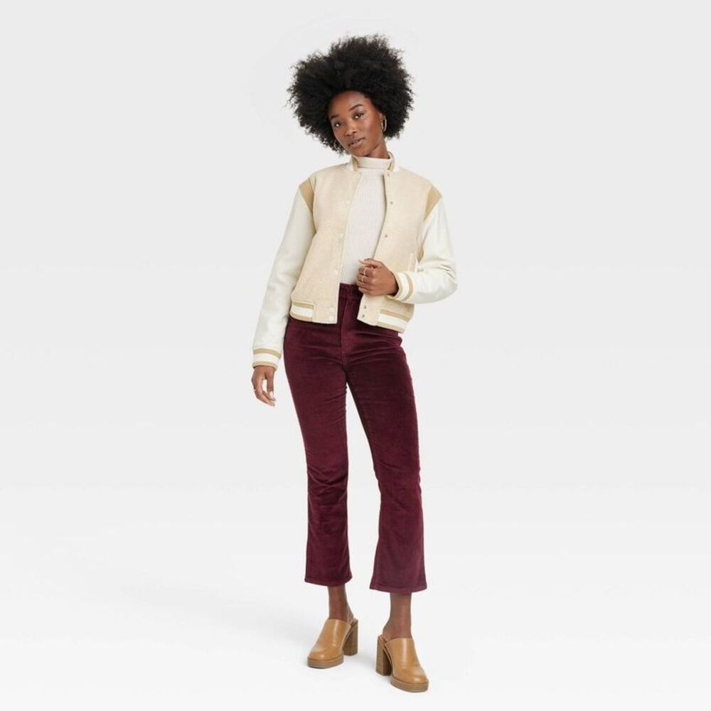 Universal Thread -  Women's High-Rise Bootcut Jeans C Burgundy - Picture 3 of 3